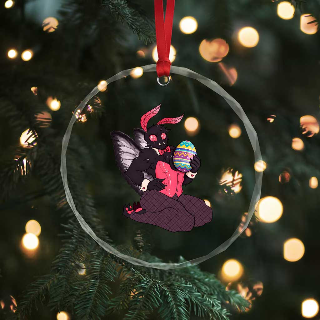 Sexy Easter Bunny Mothman Crystal Glass Ornament Cryptid Humor Gift TS12 Print Your Wear