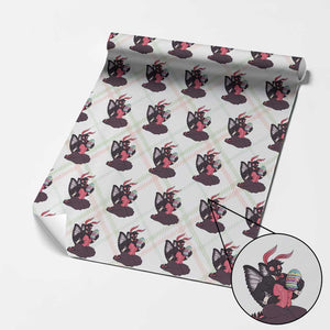Sexy Easter Bunny Mothman Wrapping Paper Roll Cryptid Humor Gift TS12 Christmas Plaid Print Your Wear