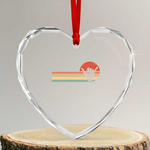 Shaka Hand Heart Crystal Glass Ornament Retro Vintage Shaka Sign Rasta Hawaii Hawaiian TS10 Transparent Glass 3'' Heart Print Your Wear