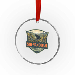 Shenandoah National Park Crystal Glass Ornament Virginia Black Bear Mountain TS14 Print Your Wear