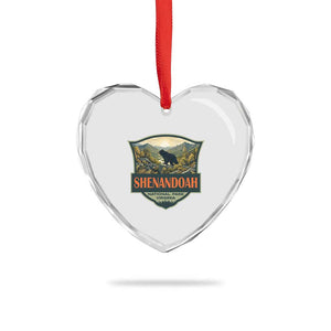 Shenandoah National Park Heart Crystal Glass Ornament Virginia Black Bear Mountain TS14 Print Your Wear