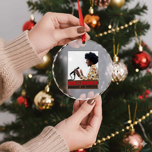 Shirley Chisholm Feminist Empowerment Crystal Glass Ornament Unbought And Unbossed TS12 Print Your Wear