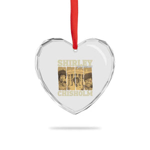Shirley Chisholm For President Heart Crystal Glass Ornament Historic Women Leader TS12 Print Your Wear