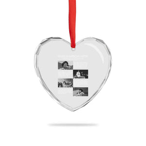 Shirley Chisholm Heart Crystal Glass Ornament Black Woman Leadership Icon TS12 Print Your Wear