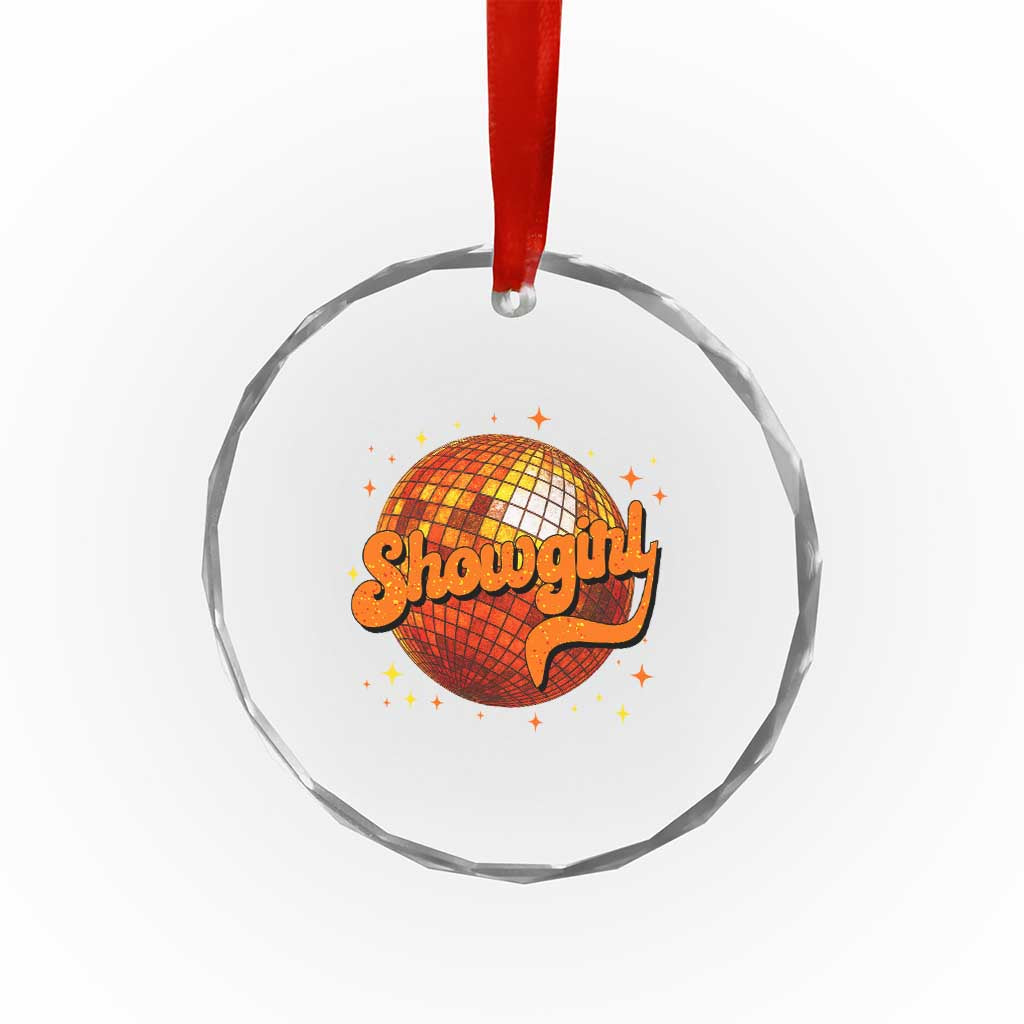Showgirl Crystal Glass Ornament Orange Show Girl Concert Country Music Fan Gift TS10 Print Your Wear