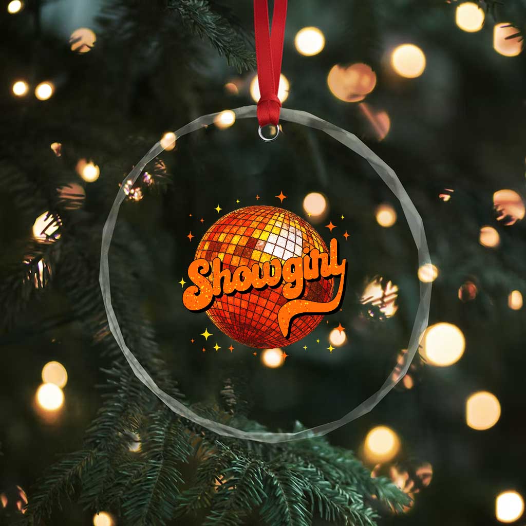 Showgirl Crystal Glass Ornament Orange Show Girl Concert Country Music Fan Gift TS10 Print Your Wear