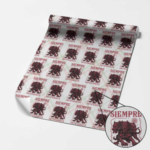 Siempre Antifascista Wrapping Paper Roll Anti Fascism Protest Vintage Hydra Dog TS11 Christmas Plaid Print Your Wear
