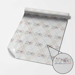 Silly Goose 4th of July Wrapping Paper Roll Honk If You Love Freedom