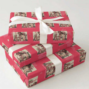 Silly Rabbit Easter Is For Jesus Wrapping Paper Roll Christian Jeusus Floral Easter TS14 Red Print Your Wear