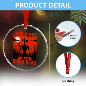 Siren Head Crystal Glass Ornament American Cryptid Lovers Boy TS10 Print Your Wear