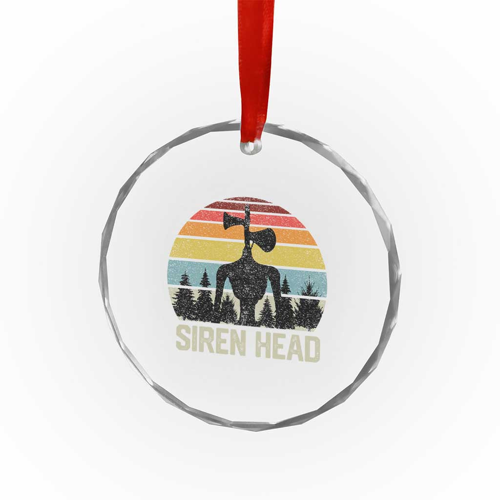 Siren Head Crystal Glass Ornament Retro American Cryptid TS10 Print Your Wear