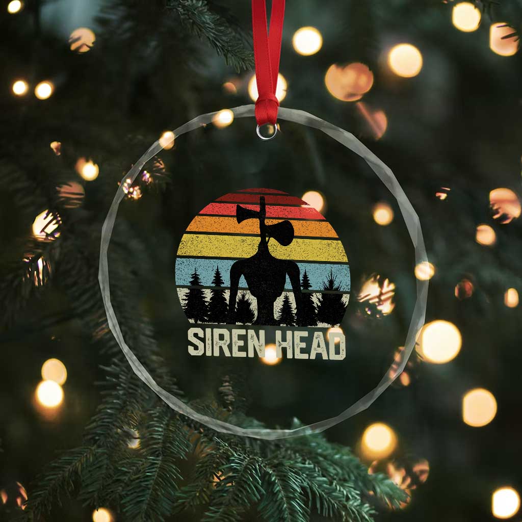 Siren Head Crystal Glass Ornament Retro American Cryptid TS10 Print Your Wear