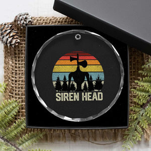 Siren Head Crystal Glass Ornament Retro American Cryptid TS10 Print Your Wear
