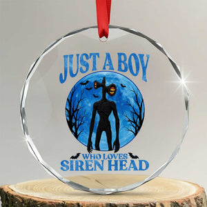 Siren Head Crystal Glass Ornament Supernatural American Cryptid Boys TS10 Transparent Glass 3'' Circle Print Your Wear