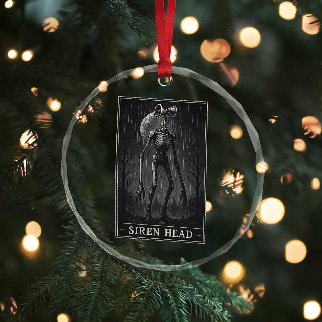 Siren Head Crystal Glass Ornament Tarot Card Horror American Cryptid TS10 Print Your Wear