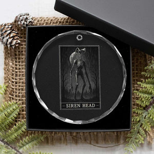 Siren Head Crystal Glass Ornament Tarot Card Horror American Cryptid TS10 Print Your Wear