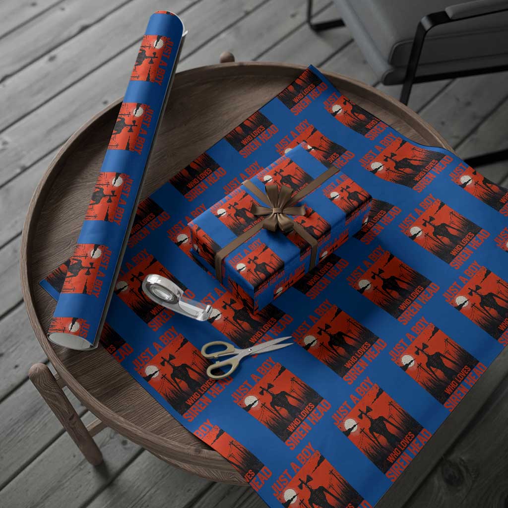 Siren Head Wrapping Paper Roll American Cryptid Lovers Boy TS10 Blue Print Your Wear