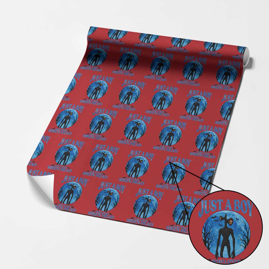 Siren Head Wrapping Paper Roll Supernatural American Cryptid Boys TS10 Red Print Your Wear