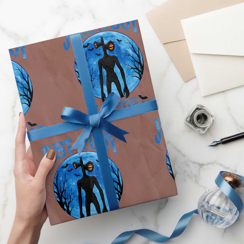 Siren Head Wrapping Paper Roll Supernatural American Cryptid Boys TS10 Mocha Print Your Wear
