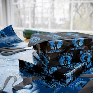 Siren Head Wrapping Paper Roll Supernatural American Cryptid Boys TS10 Black Print Your Wear