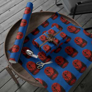 Siren Head Wrapping Paper Roll Supernatural American Cryptid Full Blood Moon Halloween TS10 Blue Print Your Wear