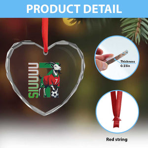 Siuuuu Game Day Soccer Celebration Heart Crystal Glass Ornament Gift For Fans TS12 Print Your Wear