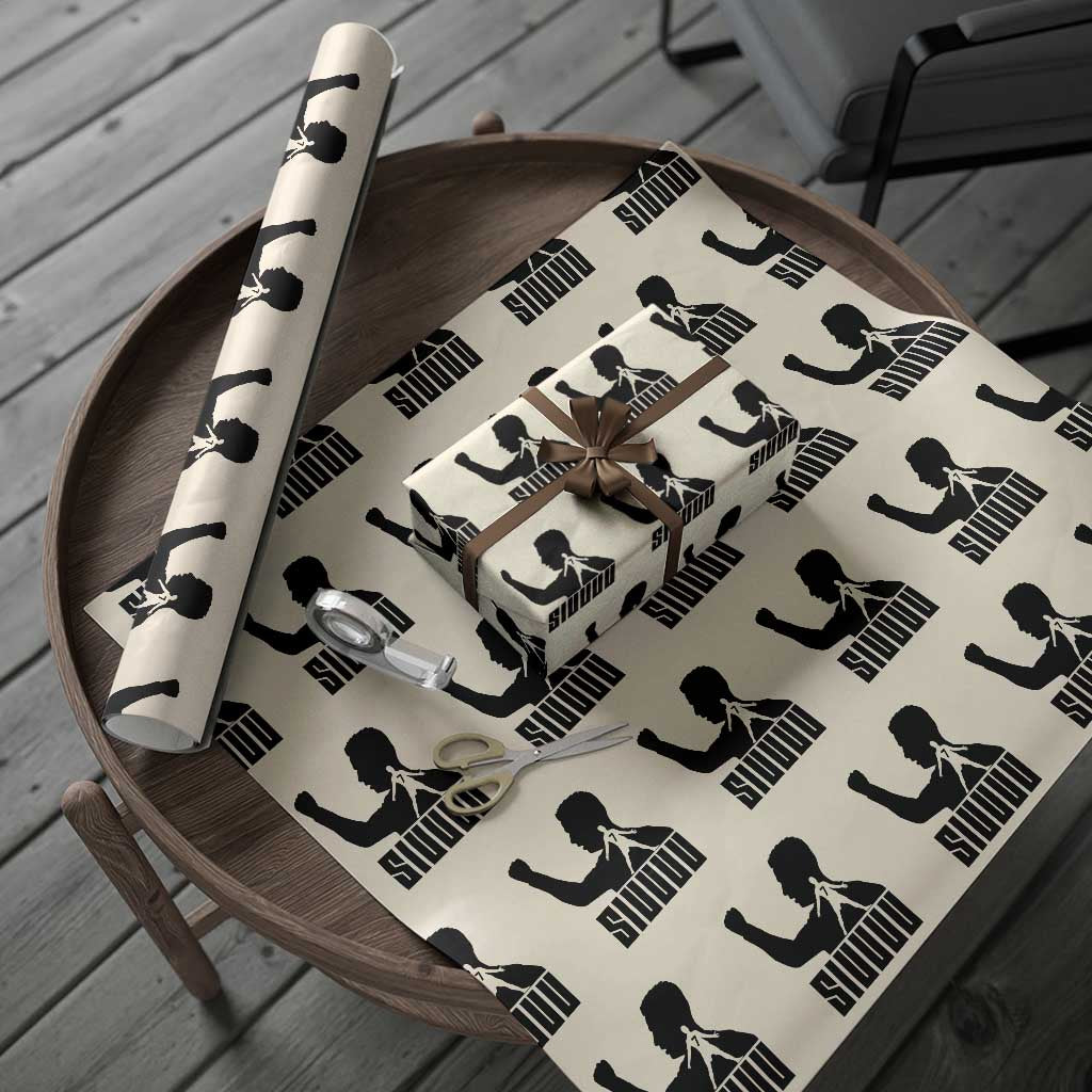 Siuuuu Number Seven Soccer Celebration Wrapping Paper Roll Funny Sport Lovers Gift TS12 Beige Print Your Wear