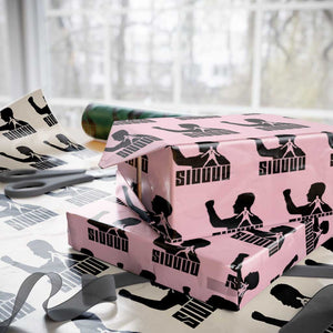Siuuuu Number Seven Soccer Celebration Wrapping Paper Roll Funny Sport Lovers Gift TS12 Light Pink Print Your Wear