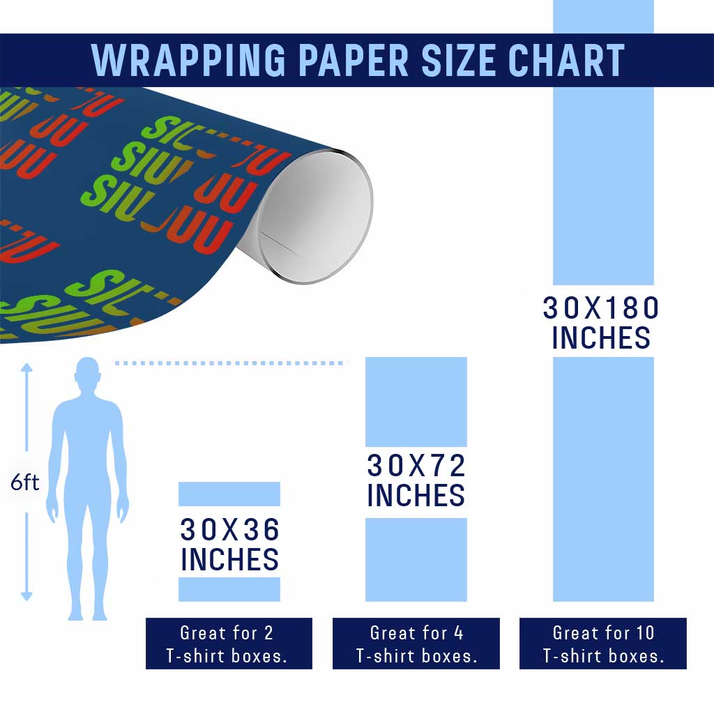Siuuuu Soccer Celebration Wrapping Paper Roll Gift For Soccer Lovers TS12 Print Your Wear