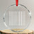 Six Seven 67 Morse Code Crystal Glass Ornament Subtle Secret Gen Alpha Meme TS11 Transparent Glass 3'' Circle Print Your Wear