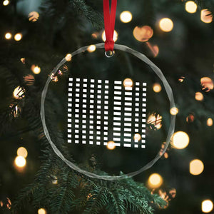 Six Seven 67 Morse Code Crystal Glass Ornament Subtle Secret Gen Alpha Meme TS11 Print Your Wear