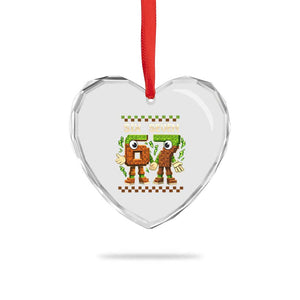 Six Seven Brainrot Italian Funny 67 Heart Crystal Glass Ornament Checkered Kids Gaming Meme TS10 Print Your Wear