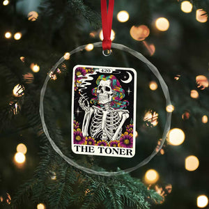 Skeleton 420 Cannabis Crystal Glass Ornament Tarot Card The Stoner Weed Lover TS02 Print Your Wear