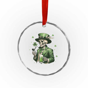Skeleton St Patricks Day Drinking Crystal Glass Ornament Irish Party Gift TS12 Print Your Wear