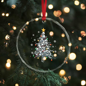 Skeleton Xmas Crystal Glass Ornament Skull Christmas Tree TS09 Print Your Wear
