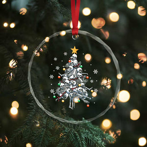 Skeleton Xmas Crystal Glass Ornament Skull Christmas Tree TS09 Print Your Wear