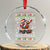 Skibidi Rizzmas Xmas Crystal Glass Ornament Rizz Santa Claus Funny Xmas Gen Alpha TS10 Transparent Glass 3'' Circle Print Your Wear