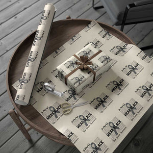 Skin Cancer Awareness Month Wrapping Paper Roll In May We Wear Black TS12 Beige Print Your Wear