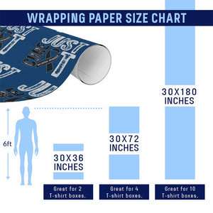 Skin Cancer Warrior Awareness Fighter Wrapping Paper Roll Just Cure It TS12 Print Your Wear