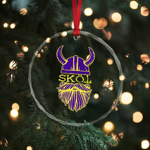 Skol Nordic Scandinavian Warrior Viking Helmet Crystal Glass Ornament TS10 Print Your Wear