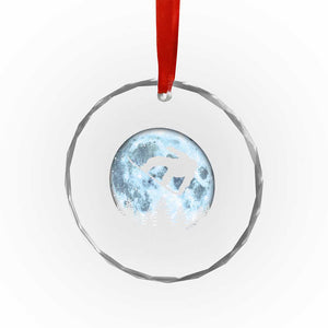 Snowboard Moon Snowboarding Winter Sports Crystal Glass Ornament TS11 Print Your Wear