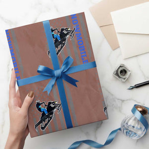 Snowmobile American Flag Snowcross Riding Winter Sport Wrapping Paper Roll TS11 Mocha Print Your Wear