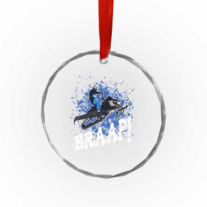 Snowmobile Braaap Crystal Glass Ornament Snowcross Snow Sled Extreme Outdoor Winter Sports TS11 Print Your Wear