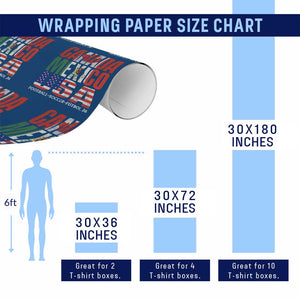 Soccer Lover Wrapping Paper Roll Canada Mexico USA Pride Football Futbol 2026 TS11 Print Your Wear