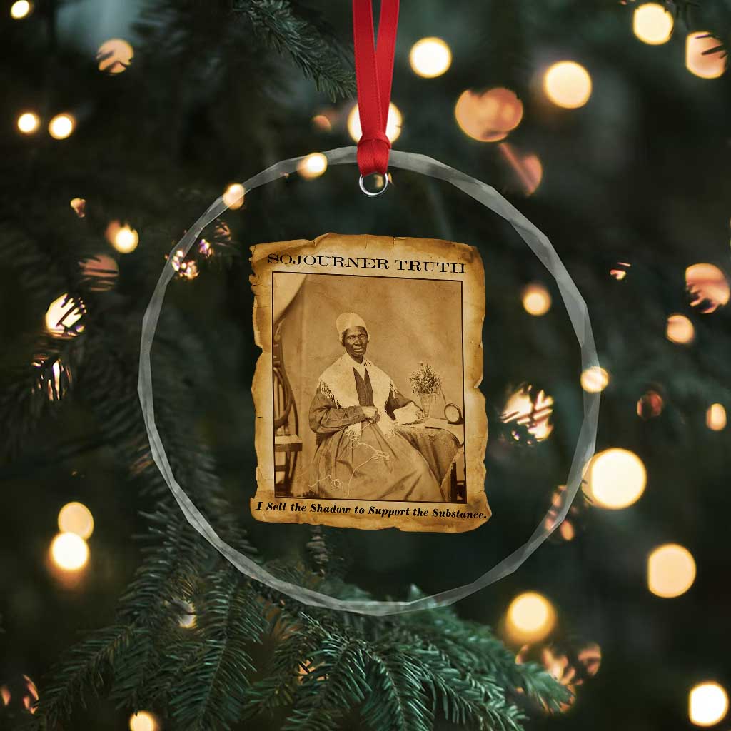 Sojourner Truth Crystal Glass Ornament Black Women Quote TS14 Print Your Wear