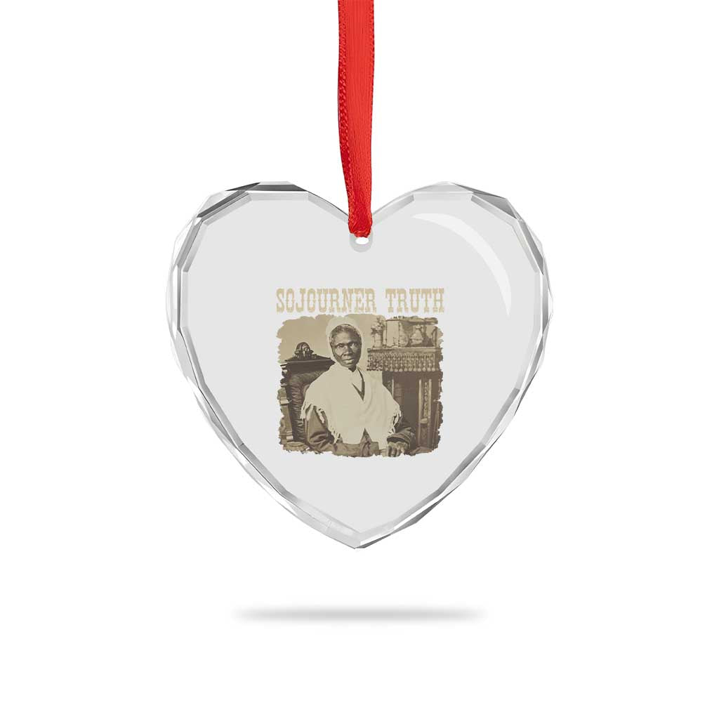 Sojourner Truth Heart Crystal Glass Ornament African American Historical Hero TS14 Print Your Wear