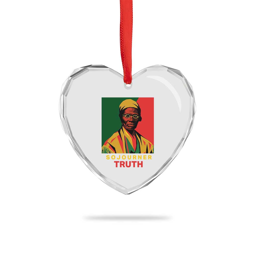 Sojourner Truth Heart Crystal Glass Ornament Black History Month TS14 Print Your Wear