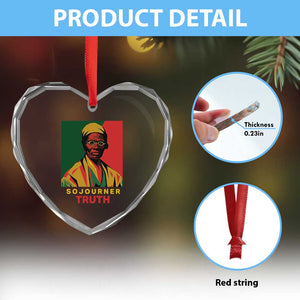 Sojourner Truth Heart Crystal Glass Ornament Black History Month TS14 Print Your Wear