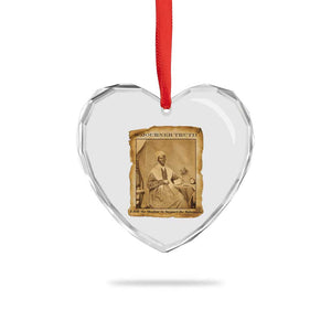 Sojourner Truth Heart Crystal Glass Ornament Black Women Quote TS14 Print Your Wear