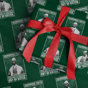 Sojourner Truth Quote Wrapping Paper Roll Black History Month TS14 Green Print Your Wear